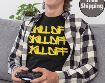 Gamer Tshirt Skill Diff Rude Offensive Joke Gift for Competitive Player Built Different Motivational Funny Shirt for Gamer Pro Athlete Gift