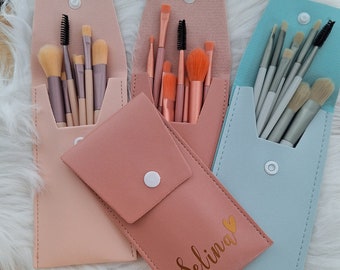 Reisepinsel set|Makeup Pinsel set| Handmade| Pinsel set to go| Mitbringsel| Geschenk| Personalisiert