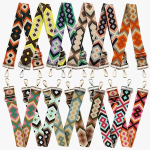Taschenriemen Crossbody Taschengurt Schultergurt für Taschen Geldbörse Riemen Verstellbarer Taschengurt Kamera Taschengurte Stoff Taschengurt Gitarrengurt