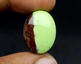 Natural Boulder Chrysoprase A One Quality 100% Natural Chrysoprase Cabochon Loose Gemstone For Making Jewelry Carat -18