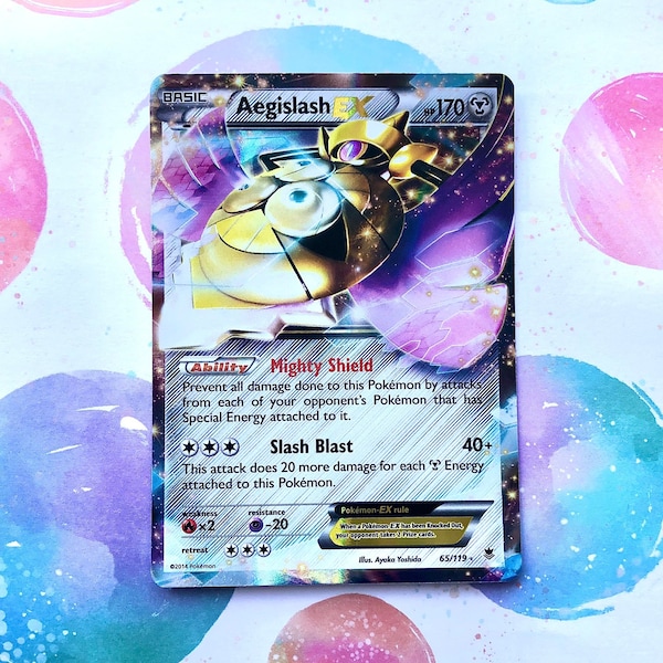 Pokemon Card Aegislash EX Ultra Rare Phantom Forces | Real Authentic