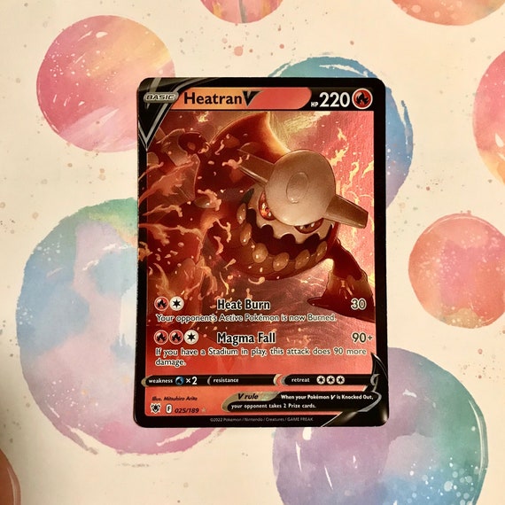 Buy Heatran V Ultra Rare Pokemon Card Astral Radiance | Real Authentic  Legendary Online in India - Etsy