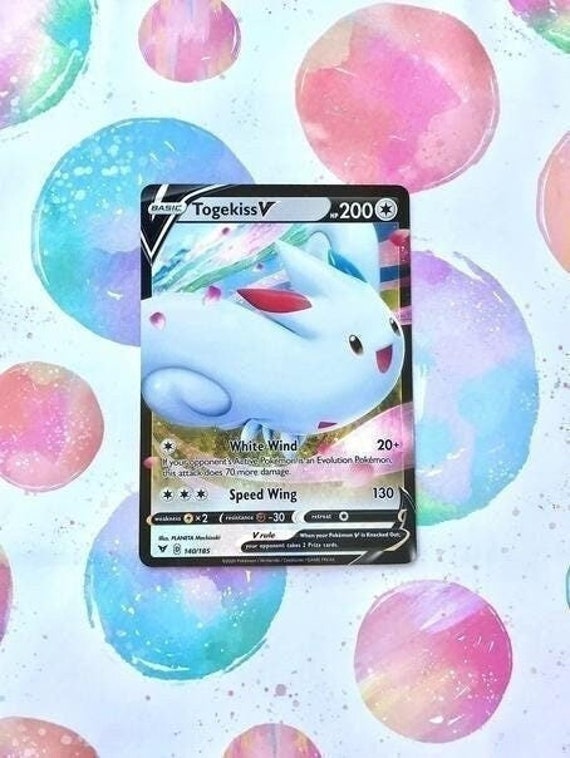 Togekiss V Ultra Rare Pokemon Card Kawaii Cute Japan | Real Authentic - Etsy Togekiss V Ultra Rare Pokemon Card Kawaii Cute Japan | Real Authentic - Etsy