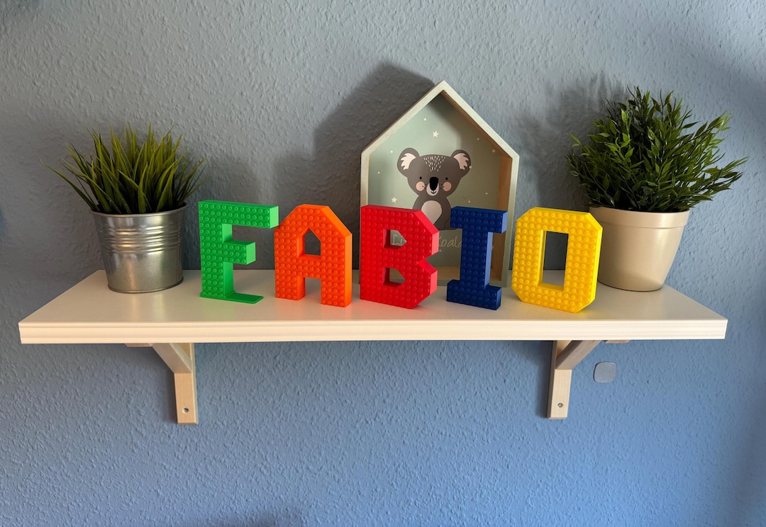 3D Letter Building Blocks – Interlocking Building Blocks – A to Z ...