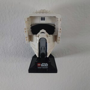 Soporte de pared para casco de LEGO Star Wars | Soporte de exhibición invisible | Soporte de pared estable para Darth Vader, Mandalorian y Stormtrooper imagen 6