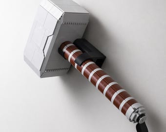 LEGO Thor Hammer Wall Mount (76209) – Floating Display Mount | Invisible Mount | Marvel Collector Wall Display | Mjölnir Wall Mount