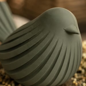 Minimalist Bird Duo | Modern Bird Figurines | Scandinavian Decor | Timeless Home Decor | Gift Idea image 3