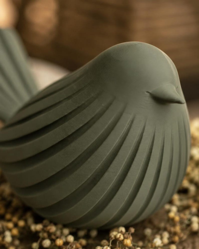 Minimalist Bird Duo | Modern Bird Figurines | Scandinavian Decor | Timeless Home Decor | Gift Idea image 3