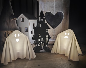 Ghostie - Deko Geist - Halloween – LED Lichtdeko – Dekoration – 3D Druck – Halloweenfigur -  layerprint