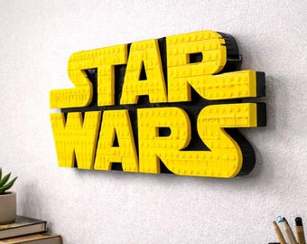 LEGO Star Wars Logo 75407 Invisible Stand – Floating Display, Minimalist Design, Space Saving