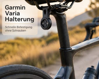Garmin Varia Rear Light | Radar Mount – Quick Attachment without Screws | Saddle Mount for Bicycles, Gravel & Road Bikes