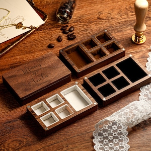 Scatola retrò, portagioie in legno inciso personalizzato, scatola di immagazzinaggio, vassoio per gioielli, scatola per fedi nuziali rustica, regalo di nozze per lei, regalo di anniversario