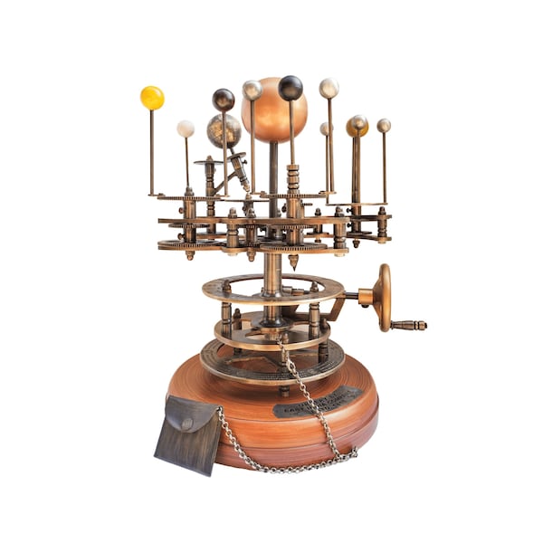 Jupiter's Stellar Addition An Exquisite Orrery Showcasing the Inner Planets in Mesmerizing Detail for Earth-Rotating Astronomy Enthusiast