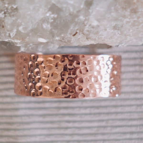 Thick Hammered Pure Copper Bracelet Handcuff Brazalete Armband Handmade Ancient Rome Aztec