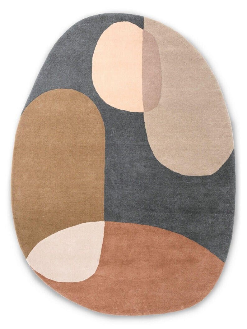 Handmade Oval Irregular Shape Hand Tufted Rug 100 Woolen Rug 2x3 3x5 4x6 5x8 6x9 7x10 8x10 9x12