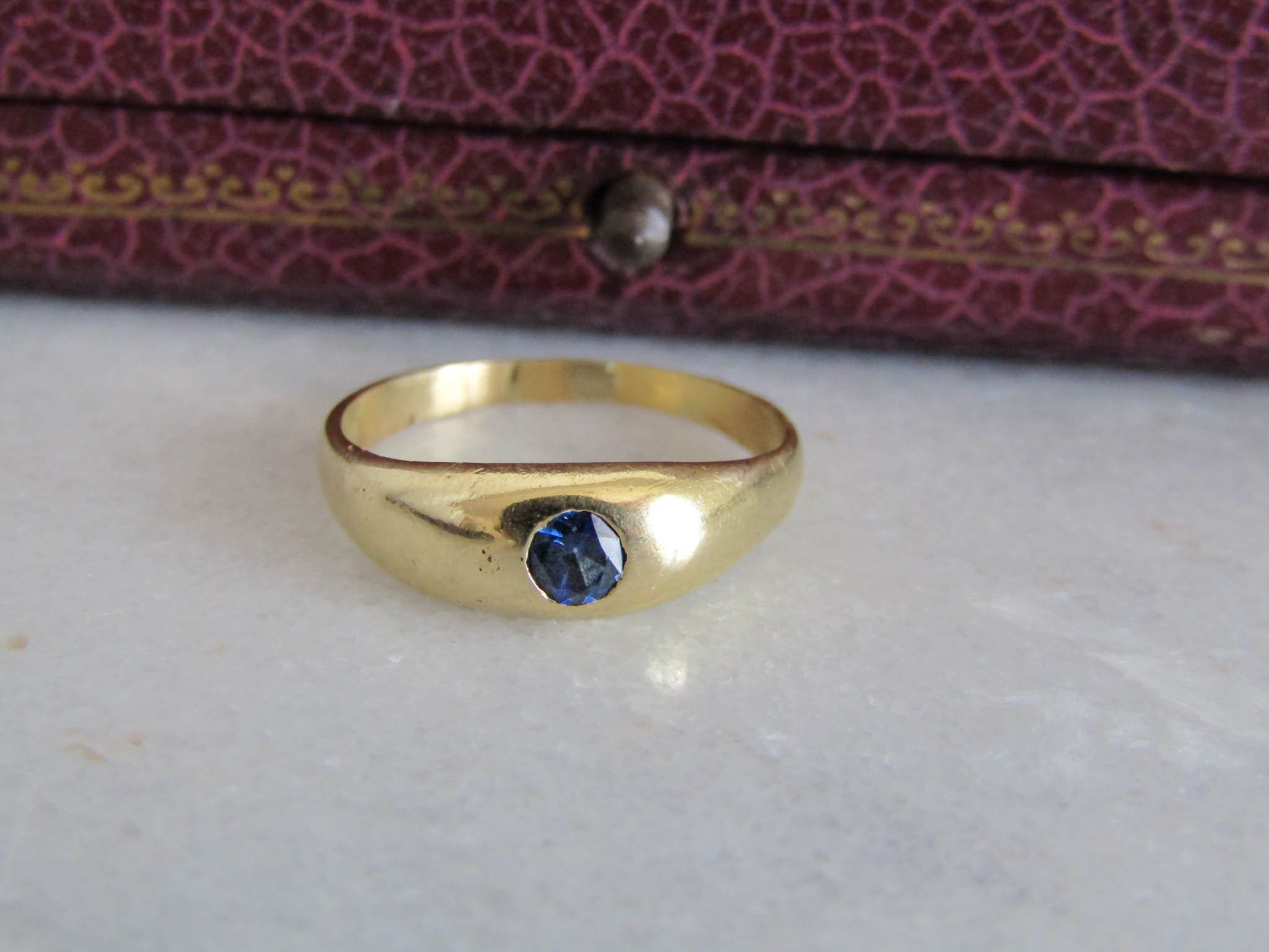 18k Gypsy Ring - Etsy