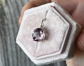 Pink Amethyst Charm