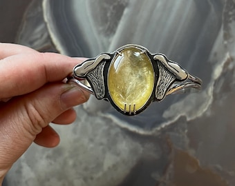 Cuff Bracelet with Muscovite