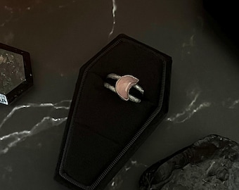 Pink Moon Ring - made to order