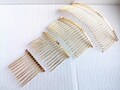 Gold Metal Hair Comb,Bridal Veil Comb,Wedding Accessorie,DIY Veil Comb,Short/Long Metal Comb product logo