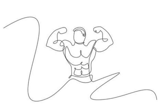 Free Vectors | Muscle bodybuilder pose