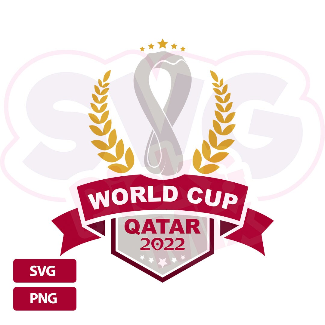 Qatar FIFA World Cup Logo Emblem SVG Design/world Cup Merch/ Etsy