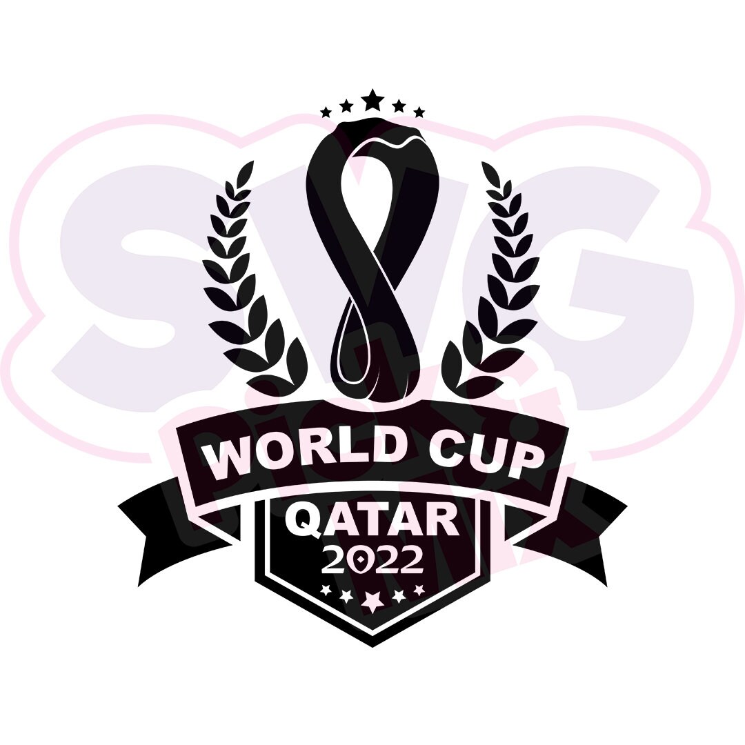 Qatar FIFA World Cup Logo Emblem SVG Design/world Cup Merch/ Etsy