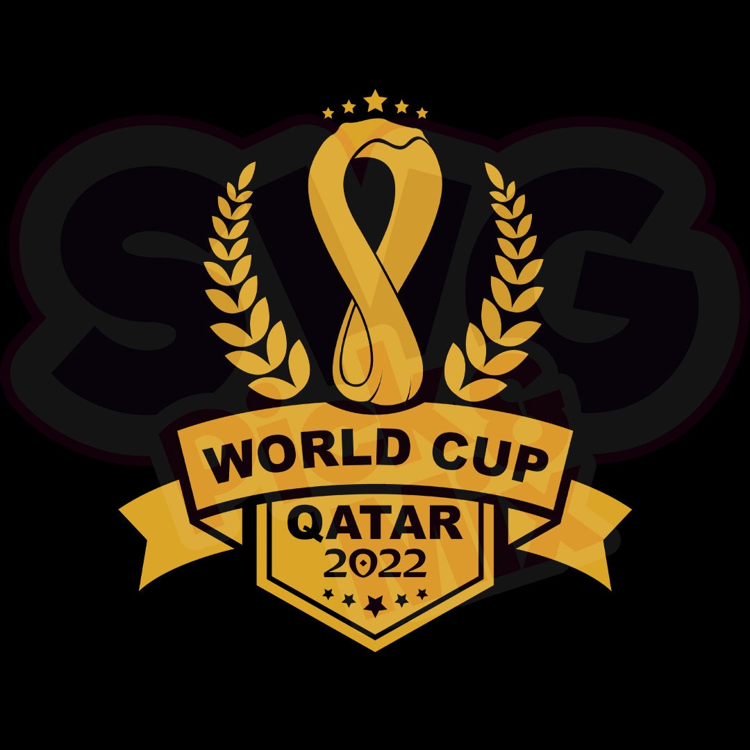 Qatar FIFA World Cup Logo Emblem SVG Design/world Cup Merch/ Etsy