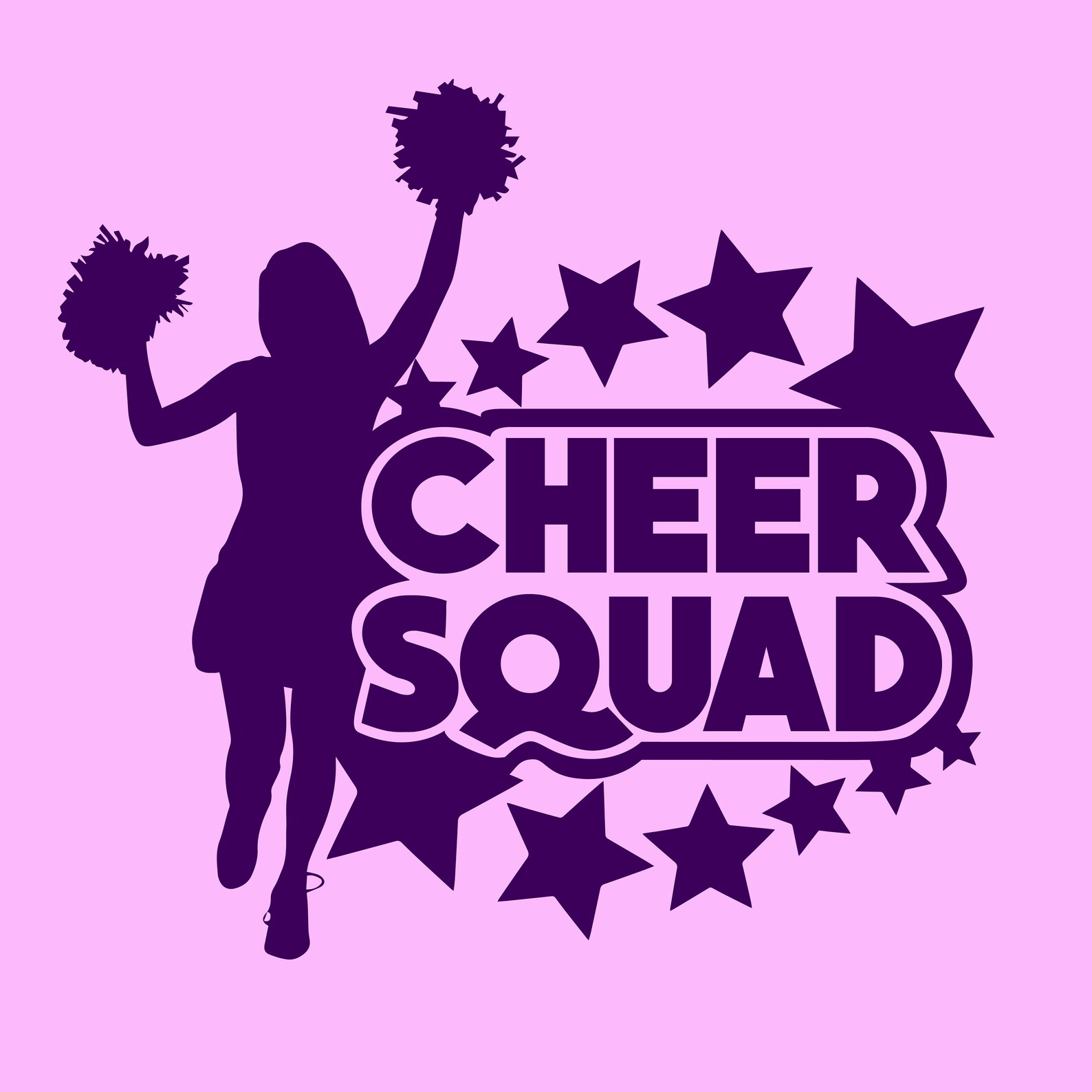 Cheer Squad SVG, Cheerleader SVG, Cheerleading Png, Cheer Leader SVG