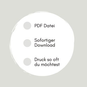 May include: A white circle with three options: PDF File, Instant Download, and Print as often as you like.