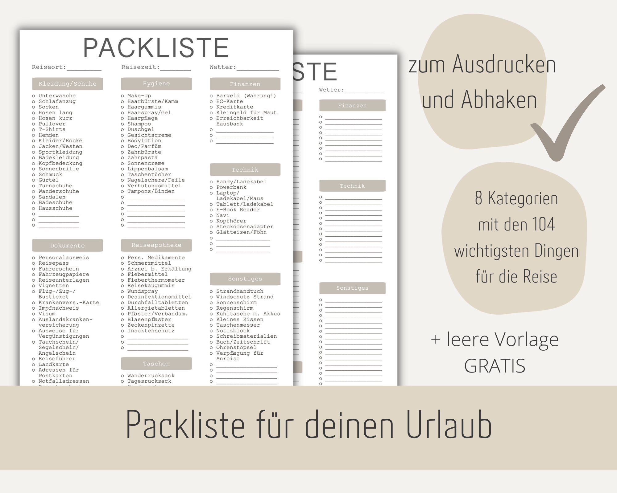Packliste - .de
