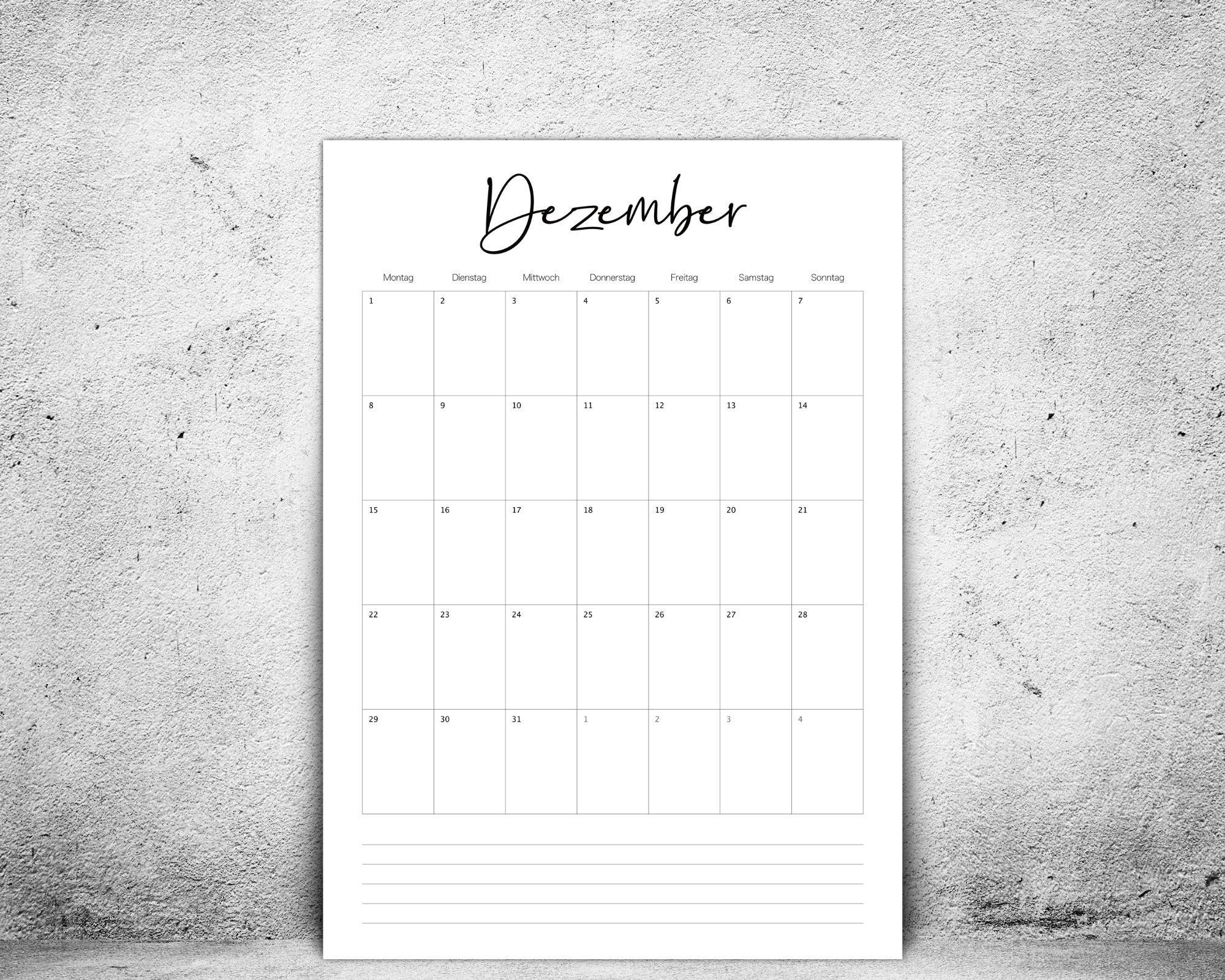 Printable Calendar 2025 | Monthly Planner 2025 | A5 Format ...