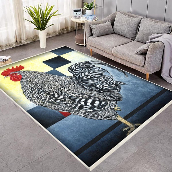 Rooster Kitchen Rugs Etsy