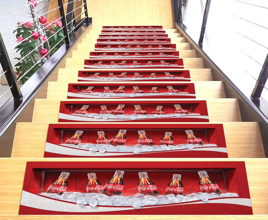 Coca Cola,coca Cola Retro,bottle Decor,stair Mat,stair Tread Rug,design