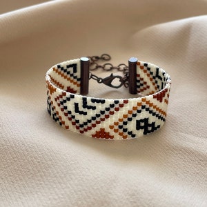 Handwoven Miyuki Beaded Bracelet