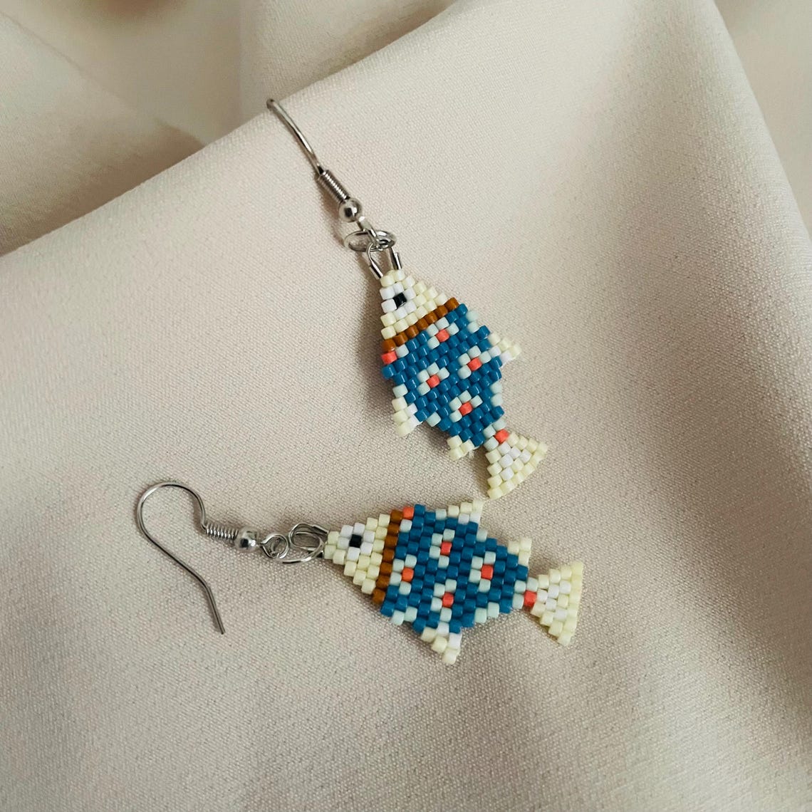 Nuance Fish Cutout Earrings - Multi main image 1