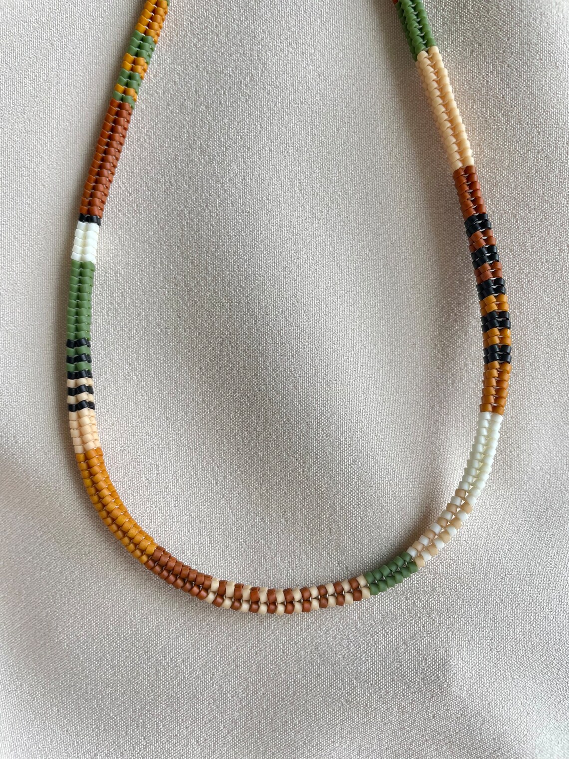 Daisy Miyuki Bead Necklace main image 1