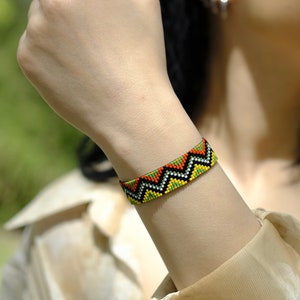 Ethnic Patterned Miyuki Bracelet