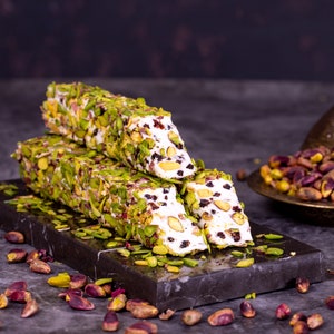 Milky Delight with Pistachio, Turkish Delight, Sukru Efendi 1935, Luxury Delights, Special Delights, Turkish Dessert, Sweets, Snacks, Gift