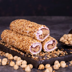 Hazelnut with Black mulberry Cream Delight, Sukru Efendi, Turkish Delight, Turkish Dessert, Ottoman Dessert, Special Mixed Delight, Gift