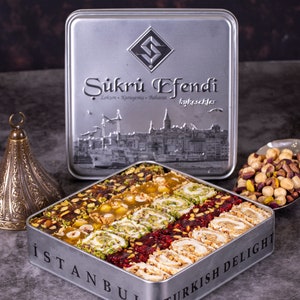 Delicias turcas de lujo personalizadas, envío el mismo día, sabor de lujo, opciones de lujo, delicias de fama mundial, delicias turcas, caja de regalo