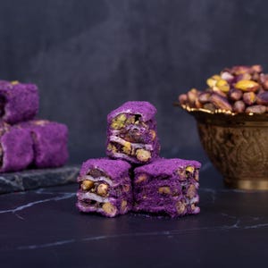 Delícia Turca, Veludo, Salgadinhos, Ingredientes Naturais, Sabor Natural, Madrinha de Casamento, Melhor Presente, Pistache, Baklava Lokum, Luxo