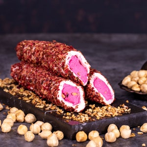 World Famous, Sukru Efendi, Hazelnut with Strawberry Cream, Special Mixed, Turkish Delights, Hazelnut, Strawberry Cream, Delight, Gift