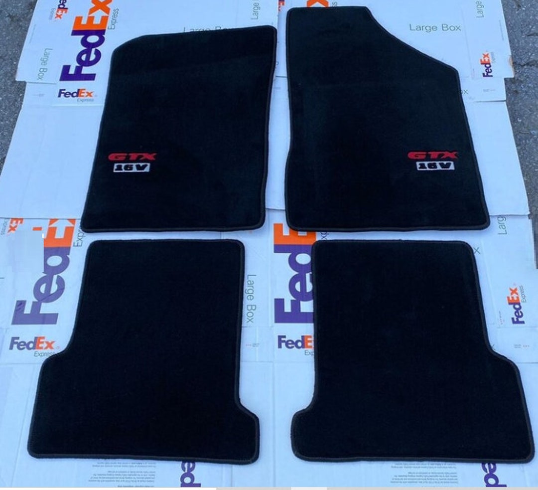 For VW JETTA GTX 16V Floor Mat Mats Carpet Black Set Of4 198789 Etsy