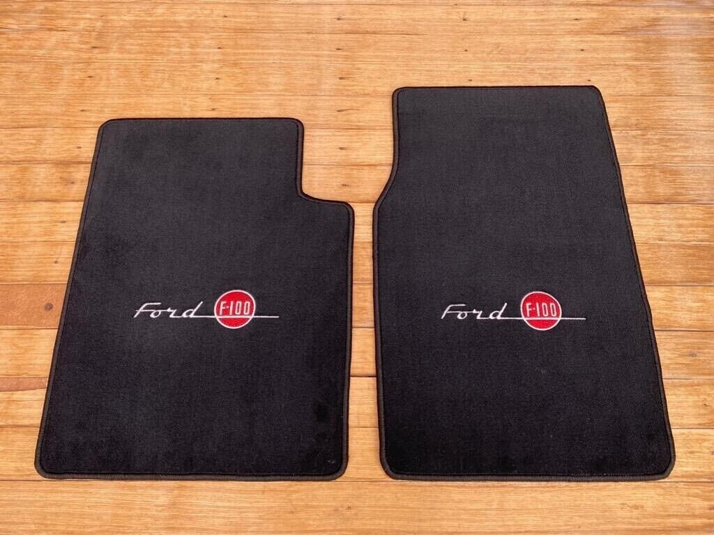 For Ford F100 Floor Mat Mats Carpet Black Set 2 Seater Etsy