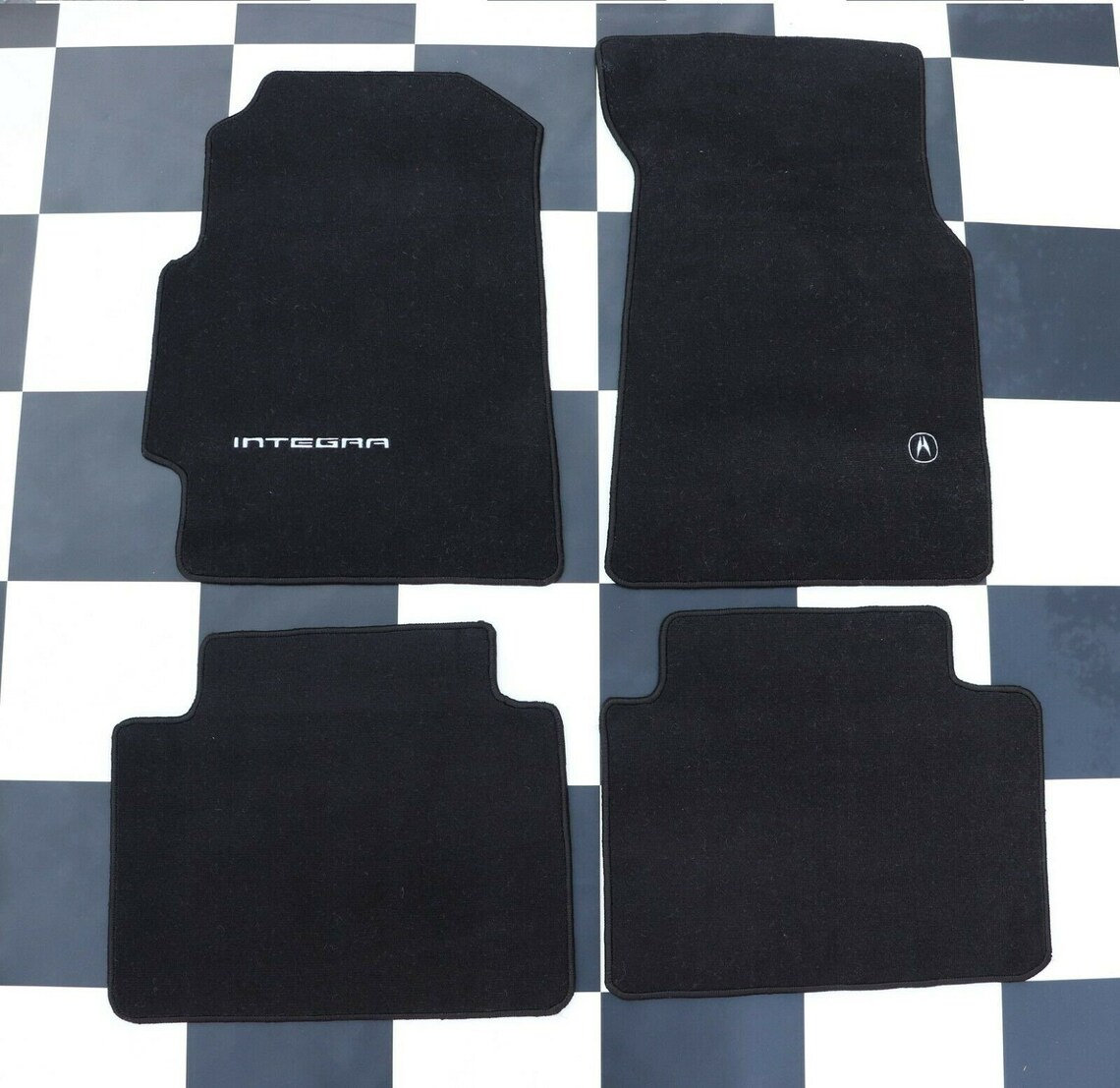 For 9401 Acura Integra Dc2 Black Floor Mat Carpet Set Of4 Etsy
