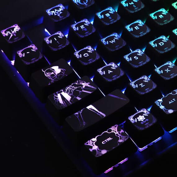 26 Keys ABS Backlit Keycap Gaming Keycap Set for Mechanical Keyboard  Accessories