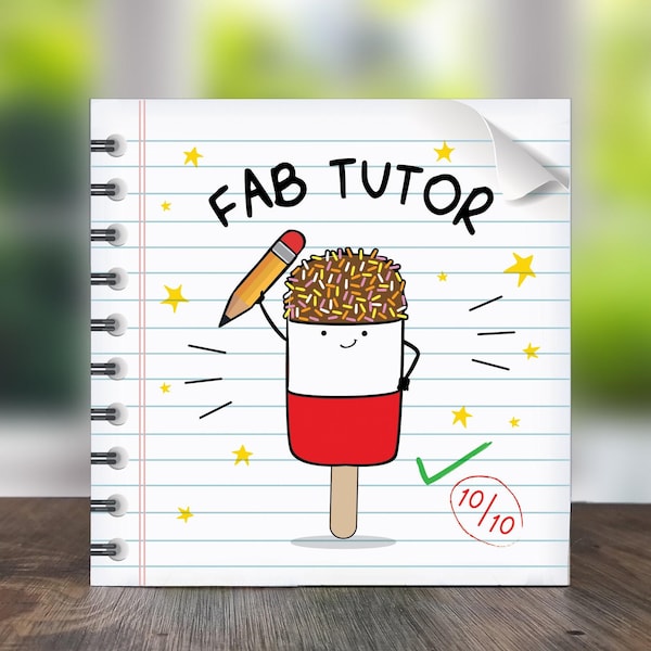 Fab Tutor: Card For Tutor, Best Tutor Card