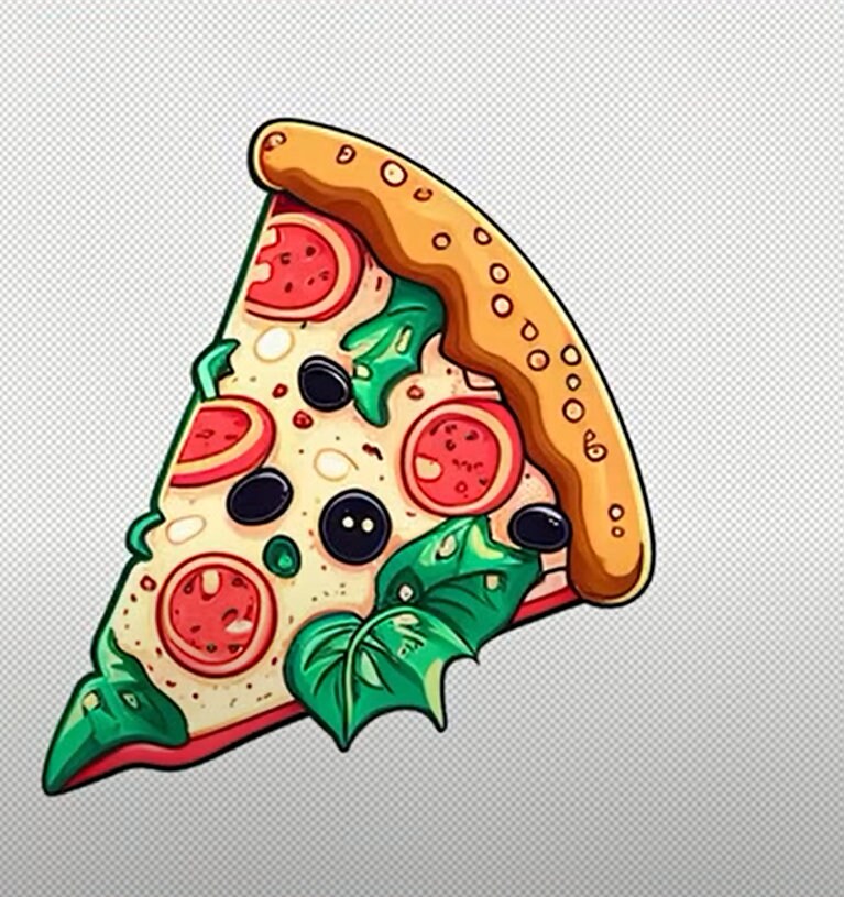 Cartoon Pizza Slice - Etsy Israel Cartoon Pizza Slice - Etsy Israel