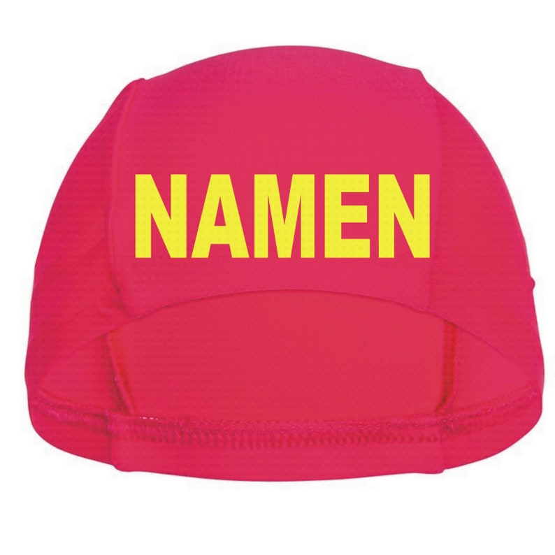 Gorro de baño infantil gorro de baño gorro de baño gorro de baño estampado con nombre pink